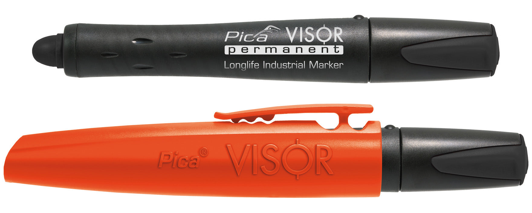 Pica VISOR® Black Permanent Crayon Marker - 990/46 - 57-079-340